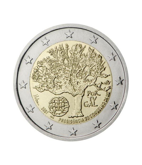 moneda conmemorativa 2 euros Portugal 2007.  - 2