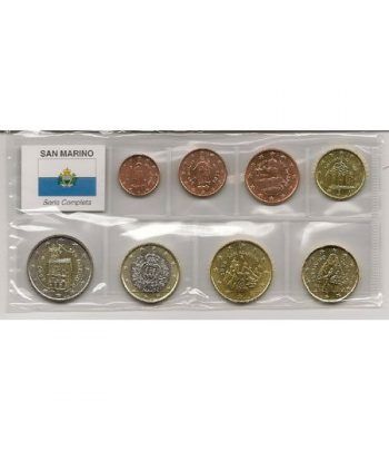 monedas euro serie San Marino (mixta)  - 2