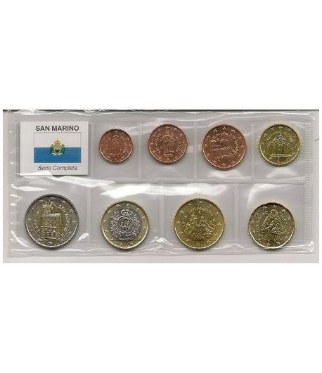 monedas euro serie San Marino (mixta)