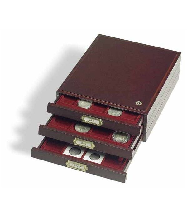 LEUCHTTURM Bandejas de madera HMB 48 para 48 placas de cava