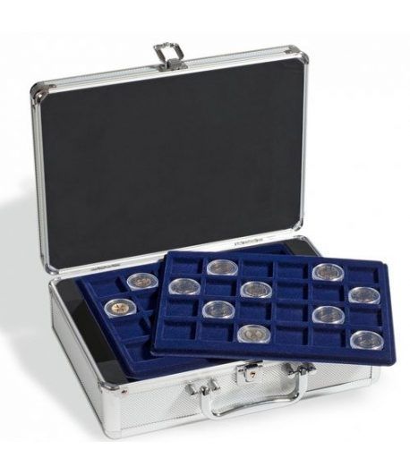 LEUCHTTURM Maletín CARGO S6 para 2€ en CAPS con 6 bandejas Maletines monedas - 1 LEUCHTTURM Maletín CARGO S6 para 2€ en CAPS con 6 bandejas Maletines monedas - 1