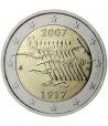 moneda 2 euros Finlandia 2007 Independencia Finesa.