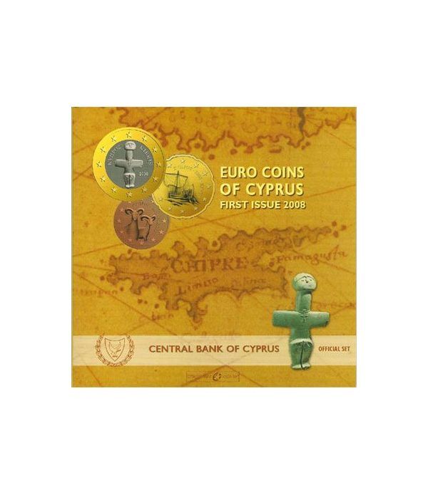 Cartera oficial euroset Chipre 2008  - 2