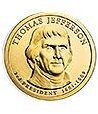 E.E.U.U. 1$ (2007) 3º Presidencial Thomas Jefferson (2cecas)