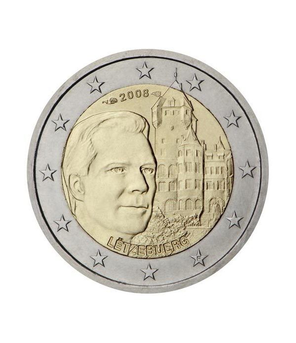 moneda conmemorativa 2 euros Luxemburgo 2008.  - 2