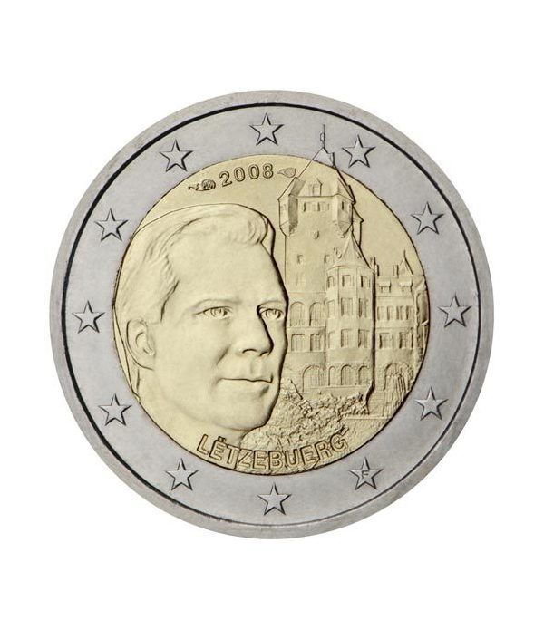 moneda conmemorativa 2 euros Luxemburgo 2008.