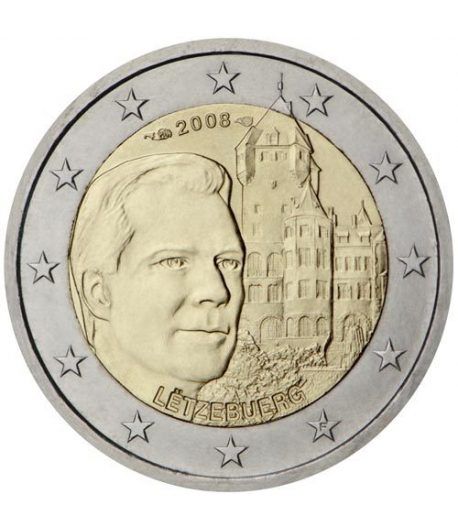 moneda conmemorativa 2 euros Luxemburgo 2008.