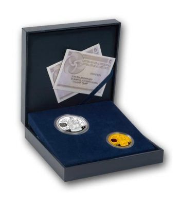 Monedas 2008 Alfonso X El Sabio. Completa oro y plata.