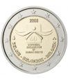 moneda conmemorativa 2 euros Belgica 2008.
