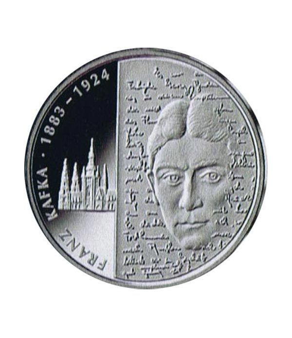 moneda Alemania 10 Euros 2008 G. Franz Kafka.  - 2