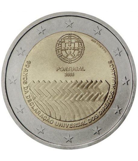 moneda conmemorativa 2 euros Portugal 2008.