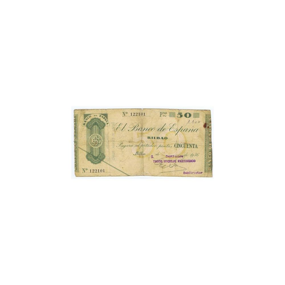 (1936) BILBAO. 50 Pesetas. MBC