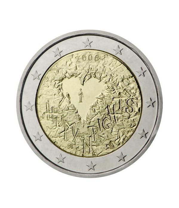 moneda conmemorativa 2 euros Finlandia 2008.  - 2