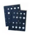 LEUCHTTURM VISTA 2 Hojas Euros para 2 series de 8 monedas - 2 LEUCHTTURM VISTA 2 Hojas Euros para 2 series de 8 monedas - 2