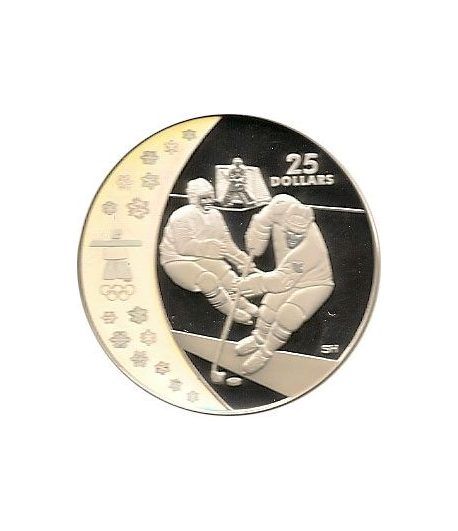 Canada 25$ (2007) Vancouver 2010 (Hockey sobre hielo)