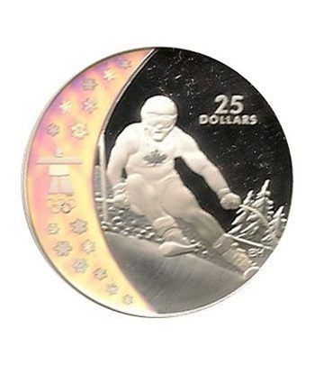 Canada 25$ (2007) Vancouver 2010 (Esquí Alpino)