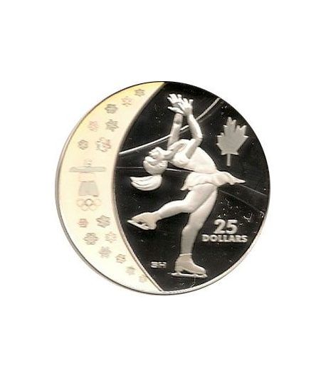 Canada 25$ (2008) Vancouver 2010 (Patinaje artístico)