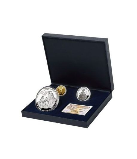 Monedas 2008 Pintores Españoles. Velazquez. Completo oro y plata