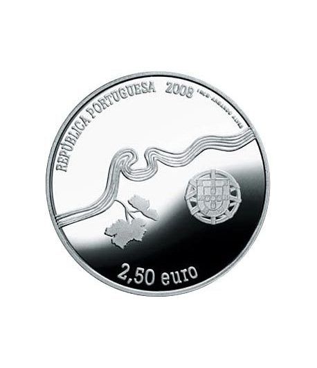 Portugal 2.5 Euros 2008 UNESCO. Alto Duero Vinícola. Cuproníquel