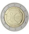 moneda Eslovaquia 2 euros 2009 "10 Años de la EMU"