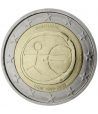 moneda Portugal 2 euros 2009 "10 Años de la EMU"
