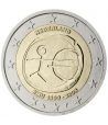 moneda Holanda 2 euros 2009 "10 Años de la EMU"