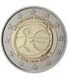 moneda Francia 2 euros 2009 "10 Años de la EMU"