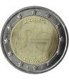 moneda Luxemburgo 2 euros 2009 "10 Años de la EMU"