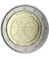 moneda Eslovenia 2 euros 2009 "10 Años de la EMU"