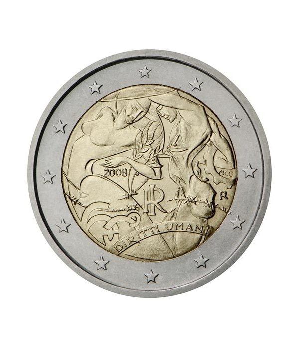 moneda conmemorativa 2 euros Italia 2008.  - 2