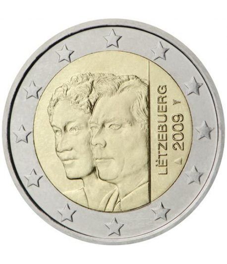moneda conmemorativa 2 euros Luxemburgo 2009.