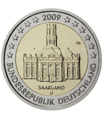 moneda conmemorativa 2 euros Alemania 2009. 5 monedas.