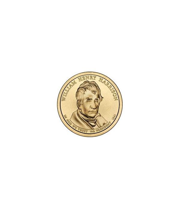 E.E.U.U. 1$ (2009) 09º Presidencial W. Henry Harrison (2cecas)