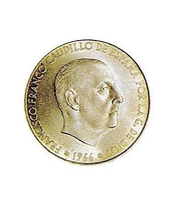 Moneda de plata 100 pesetas Franco 1966 *19-66 Madrid. MBC