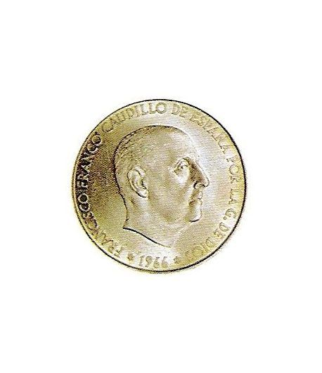 Moneda de plata 100 pesetas Franco 1966 *19-66 Madrid. MBC
