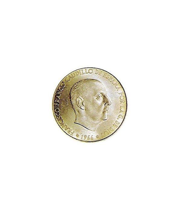 Moneda de plata 100 pesetas Franco 1966 *19-67 Madrid. MBC  - 4
