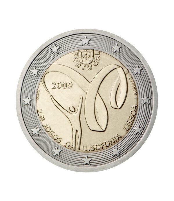 moneda conmemorativa 2 euros Portugal 2009.