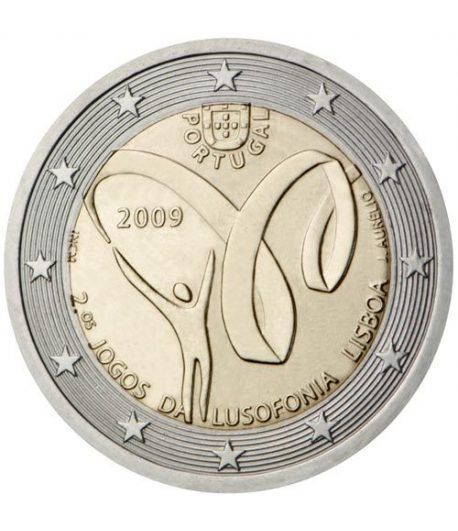 moneda conmemorativa 2 euros Portugal 2009.