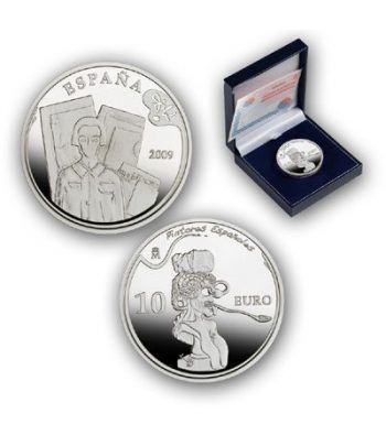 Monedas 2009 Dalí. Serie completa. Plata.