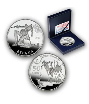 Monedas 2009 Dalí. Serie completa. Plata.