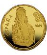 Moneda 2009 Dalí. Tristán e Isolda. 400 euros. Oro.