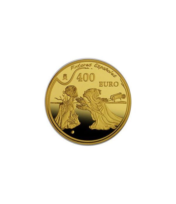 Moneda 2009 Dalí. Tristán e Isolda. 400 euros. Oro.