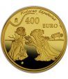 Moneda 2009 Dalí. Tristán e Isolda. 400 euros. Oro.