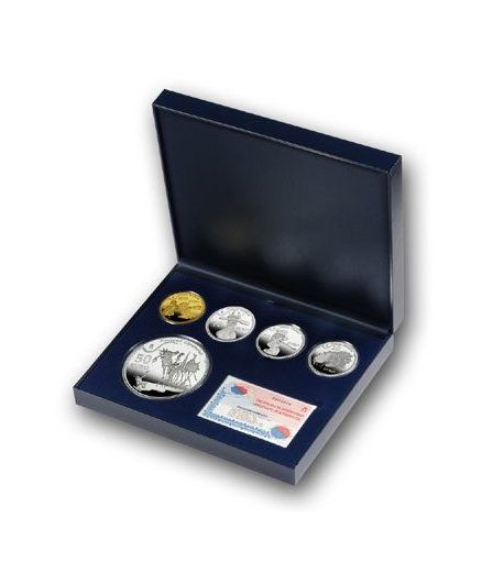 Monedas 2009 Dalí. Serie completa. Plata y oro.