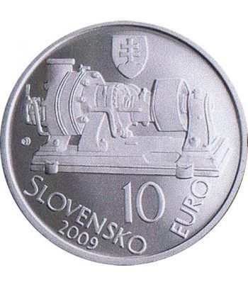 moneda Eslovaquia 10 Euros 2009 Aurel Stodola