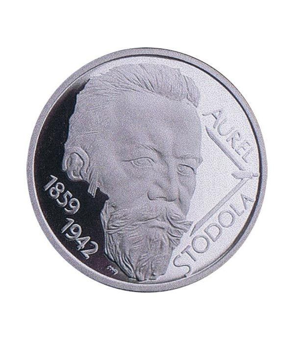 moneda Eslovaquia 10 Euros 2009 Aurel Stodola  - 1