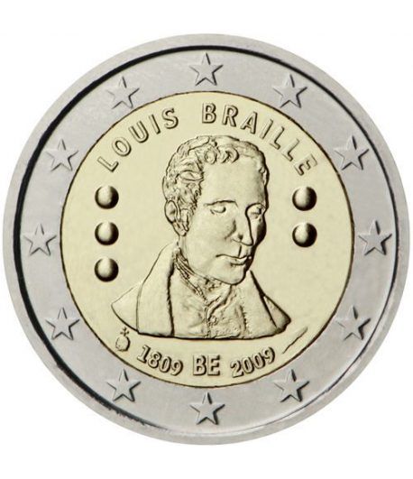 moneda conmemorativa 2 euros Belgica 2009.