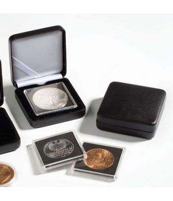 Estuche monedas metal NOBILE para capsula redonda 28mm.