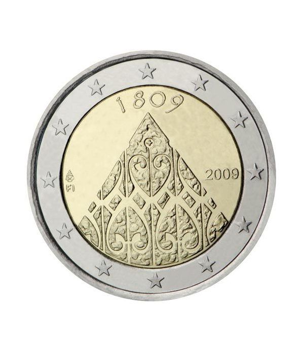 moneda 2 euros Finlandia 2009 Dieta  - 2
