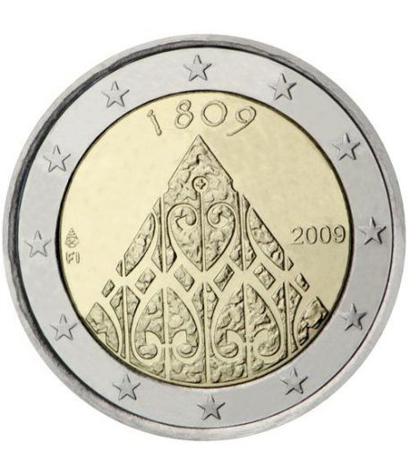 moneda 2 euros Finlandia 2009 Dieta